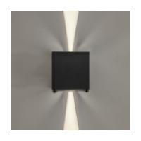 Настенный светильник MAKSBRIGHT вверх/вниз, 6Вт, 620лм, IP65, черный, 100х100х100мм MB-EX-CUBE