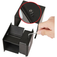 Настенный светильник MAKSBRIGHT вверх/вниз, 6Вт, 620лм, IP65, черный, 100х100х100мм MB-EX-CUBE