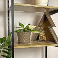 Стеллаж ПК МАГС РЕЗИДЕНТ 4 полки в стиле лофт СКЛ07-00016