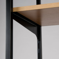 Стеллаж ПК МАГС РЕЗИДЕНТ 4 полки в стиле лофт СКЛ07-00016