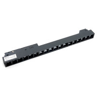 Светодиодный магнитный светильник FERON MGN300 трековый низковольтный, 18W, 1620 Lm, 3000К, 30 градусов, черный 41935