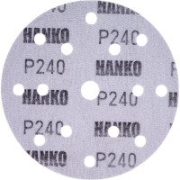 Круг шлифовальный (150 мм; 15 отв.; Р240; 100 шт) Hanko FC531.150.15.0240