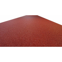 Покрытие из резиновой крошки АМОРТЕКС (1500x3000x10 мм; цвет красный) 0043