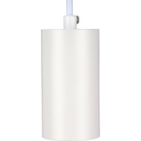 Подвесной светильник Ritter Arton цилиндр, провод 1м, 55x100, GU10, алюминий, белый 59980 7