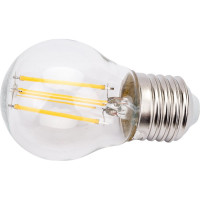 Светодиодная лампа General Lighting Systems Филамент прозрачный E27 10Вт 230В 910Лм 2700К Теплый белый свет Шар GLDEN-G45S-12-230-E27-2700 661012