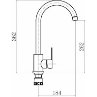 Смеситель для кухни FASHUN A54001-7