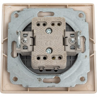 Выключатель Smartbuy 1-клавишный 10А шампань, Венера SBE-01c-10-SW1-0-c