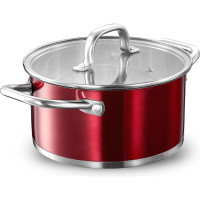 Кастрюля Regent inox 3.1л/20см с крышкой Linea STENDAL индукция 93-SD-04