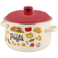 Коническая эмалированная кастрюля appetite Pasta ITALIAN 5.5 л 1с47я