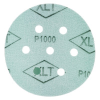 Круг шлифовальный на липучке - зелёный 125 мм, 5 шт, P1000 FASTER TOOLS 8550