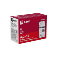 Дифференциальный автомат EKF PROxima АД-32, 1P+N, 6А/30мА, 4,5кА DA32-06-30-pro