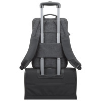 Рюкзак RIVACASE MacBook Pro and Ultrabook backpack black melange, 15.6" 8861