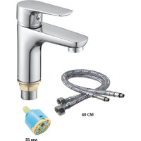 Смеситель для раковины Rainsberg хром, однорычажное управление R2001F