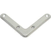 Выпуклый угольник Скобис 75х2 мм, цинк белый, 500 шт. 4680016801165