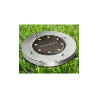 Светодиодный светильник ФАZА SLR-S14 8SMD грунтовый IP44 корпус нерж. сталь солнечная батарея (уп.4шт) 5041011
