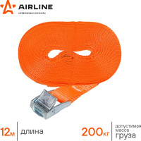 Ремень крепления груза с фиксатором Airline 12 м, 200 кг AS-T-26