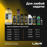 Пенный очиститель следов насекомых LAVR Антимуха, 650 мл Ln1430