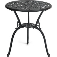 Комплект Tetchair Secret De Maison Romance стол и 2 стула, алюминиевый сплав, диаметр 60 см/высота 67 см, 53x41x89 см 10668