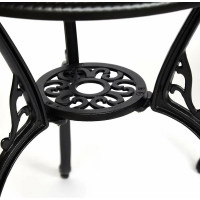 Комплект Tetchair Secret De Maison Romance стол и 2 стула, алюминиевый сплав, диаметр 60 см/высота 67 см, 53x41x89 см 10668