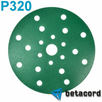Материал абразивный в кругах 150 мм, 21 отверстие, на пластиковой основе, Р320, 100 шт BETACORD 605.0320