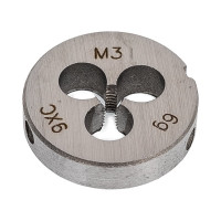 Плашка WOLFSTAR метрическая М3,0х0,5 9ХС Гост 9740 dr03050