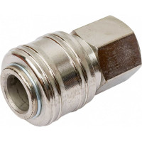 Быстроразъем пневматический с клапаном, внутренняя резьба 1/4'' Forcekraft FK-SE1-2SF(51557)