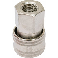 Быстроразъем пневматический с клапаном, внутренняя резьба 1/4'' Forcekraft FK-SE1-2SF(51557)