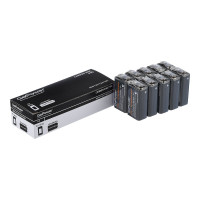 Батарейка GoPower Крона 6F22 солевая Heavy Duty 9V 10 штук 00-00015598