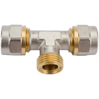 Латунный тройник AV Engineering 1/2x16 2.0 с наружной резьбой AVE309008