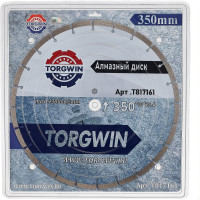 Алмазный диск TORGWIN отрезной по железобетону и камню ⌀350х25.4хZ24/10х3.6мм Best for reinforced concrete Industrial // T817161