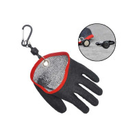 Перчатки LUCKY JOHN BBS обрезиненные для захвата рыбы LJBBS-FGR