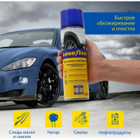 Обезжириватель деталей и поверхностей Goodyear аэрозоль 650 мл GY000717