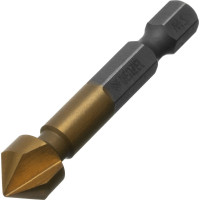 Зенковка конусная под М5, HSS, по металлу, цилиндрический хвостовик Denzel 72305