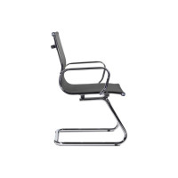 Кресло UTFC СН-300 Кайман Н/п хром СК11 черное КайманНп02