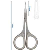 Ножницы Gamma ROS-04 для рукоделия, в блистере, 89 мм, с прорезиненными ручками 610435
