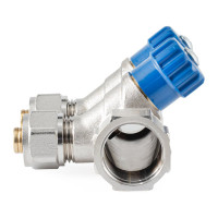 Коллектор с регулировочными вентилями PROFACTOR в/н 3/4" х 2 вых 16 цанга  PF MVP 268.2C