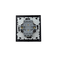 Выключатель звонка Эксклюзивный Серебрянный Металлик Metronex Electric FVK050308SER
