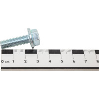 Болт с фланцем ЦКИ DIN 6921 М8x25, рифленый, 5.8 Ц 15 шт. 52749