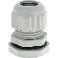 Сальник EKF PROxima PG16, IP54, d отверстия 21 мм, d провода 10-14 мм 20 штук plc-pg-16-r