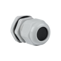 Сальник EKF PROxima PG16, IP54, d отверстия 21 мм, d провода 10-14 мм 20 штук plc-pg-16-r