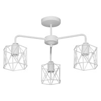 Потолочный светильник ЭЛЕТЕХ Стелла 131 бел.муар НПБ 01-3x60-202 Е27 ИУ 1005404671