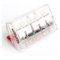 Универсальная компактная 5-проводная клемма STEKKER LD221-615 50шт в упак, 39865