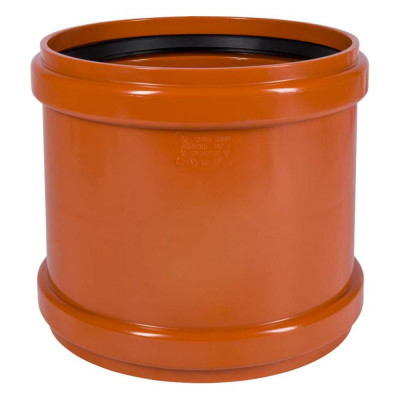 Двухраструбная муфта наружной канализации Ostendorf ПВХ, 315 мм 225510