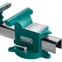 Стальные слесарные тиски KRAFTOOL Steel 125 мм 32701-125