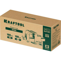 Стальные слесарные тиски KRAFTOOL Steel 100 мм 32701-100