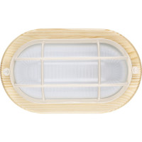 Светильник TDM ELECTRIC НПБ1402 овал с решеткой, 60 Вт IP54, сосна SQ0303-0436