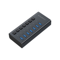 USB концентратор Harper HUB-07MB Black H00003295