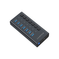 USB концентратор Harper HUB-07MB Black H00003295
