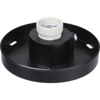 Патрон (корпус) НТУ плоский (байонет 145, поликарбонат, черный) TDM ELECTRIC SQ0320-0015