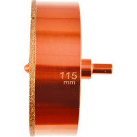 Коронка алмазная по керамограниту и мрамору с направляющим сверлом 115 мм Hardcore 154115